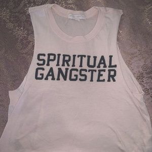 Spiritual gangster muscle Tee!!